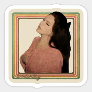 Lana Del Rey Retro Vintage Sticker